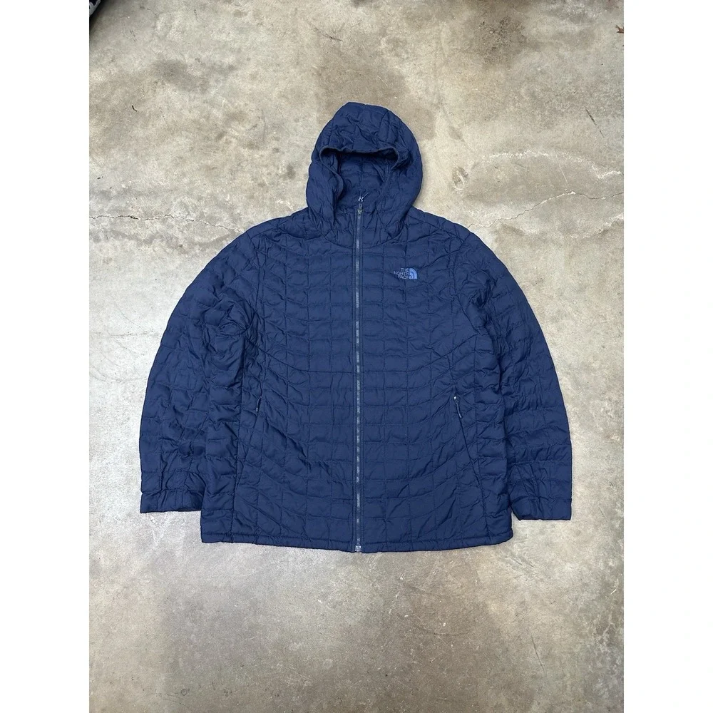 Vintage The North Face Men HyVent Thermoball Outdoor Hoodie Puffer Down Jacket